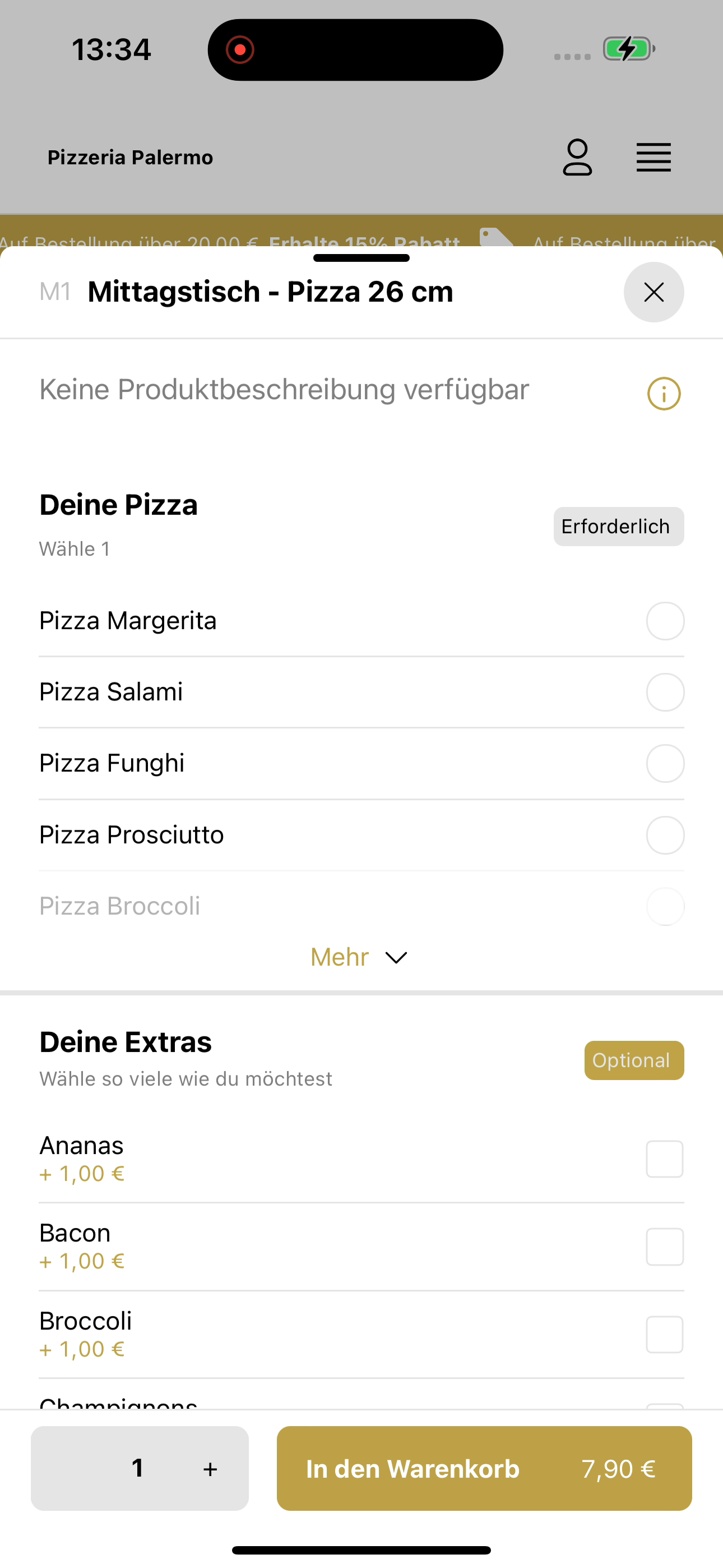 Pizzeria Palermo DE screenshot 7