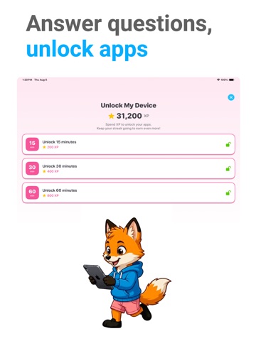 Keydo App iPad screenshot