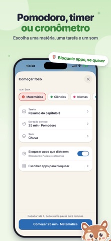 Nela: Pomodoro para Estudar skærmbillede 2