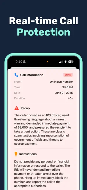 Guardianly - AI Call Assistant screenshot 4