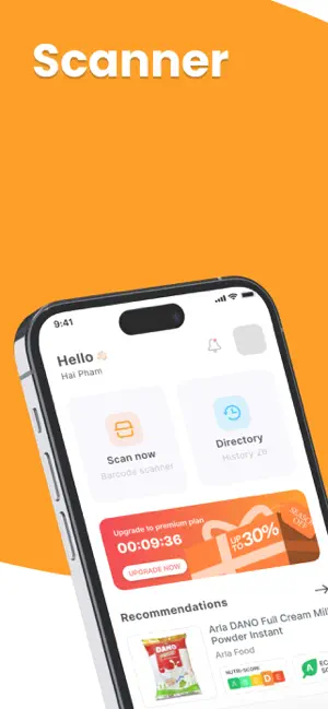 Healthy Food Scanner screenshot 1