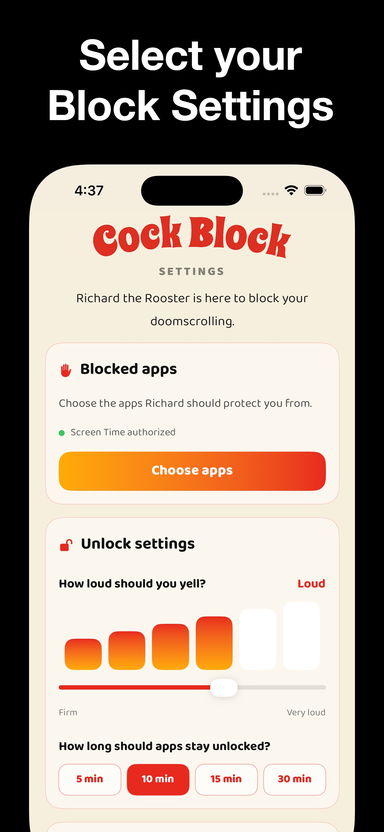Screenshot 4 of Stop Doomscrolling: Cock Block