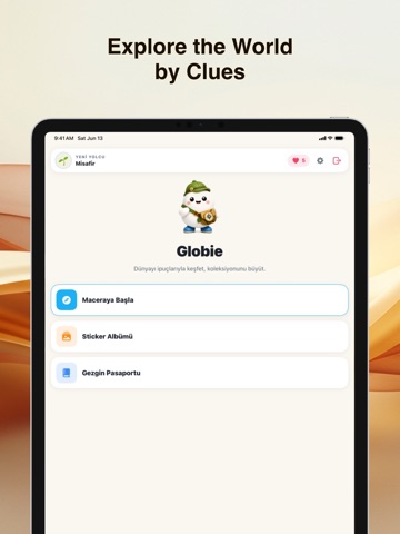 Globie: Dünyayı Keşfet iPad screenshot