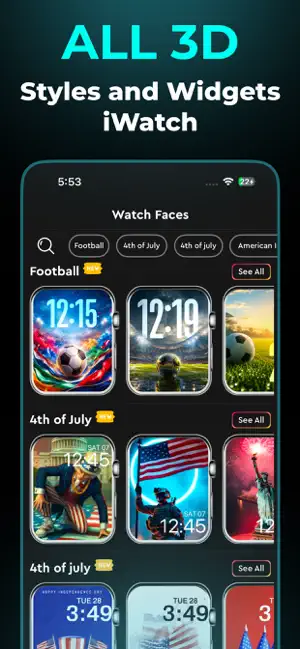 Watch Faces - Gallery Widgets screenshot 3