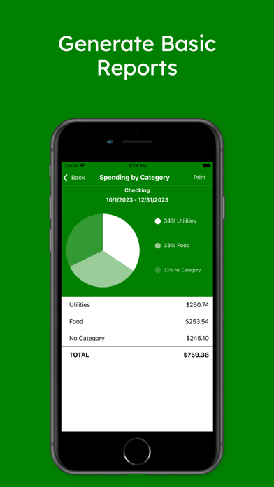 The Checkbook Screenshot