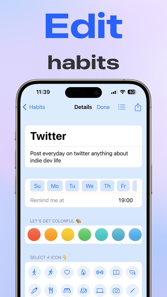 #5. Habit Tracker 90 Day Challenge (iOS) Ved: NBApps