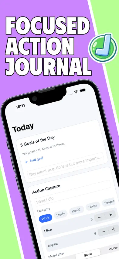 The tea app - Action Journal screenshot 1