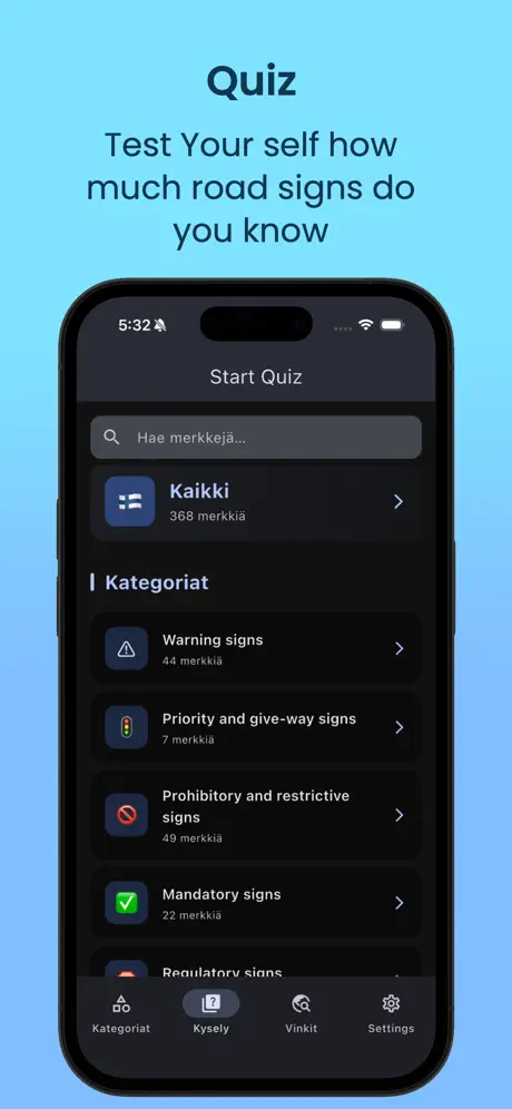 Suomi liikennemerkit screenshot 5