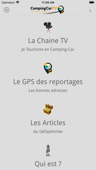 CampingCarTV Screenshot
