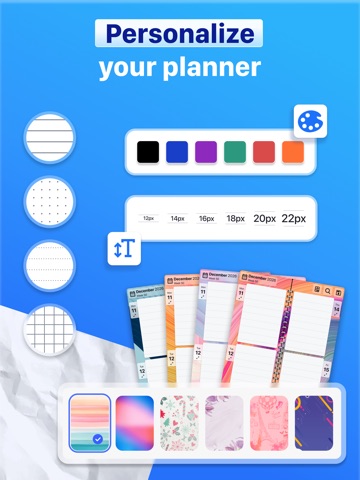 Paper Planner, Diary, Calendar iPad screenshot