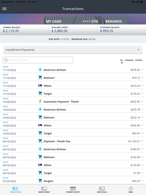 Screenshot #6 pour Financial First Card Manager