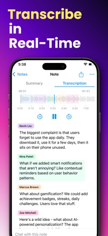 Recapo AI: Audio to Text Notes Screenshot 4 of 9