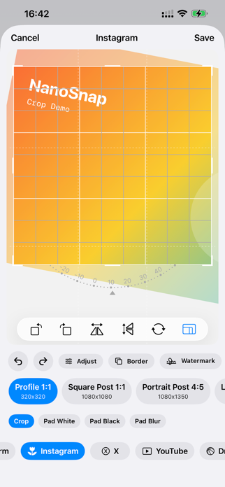 NanoSnap Screenshot 1 of 4