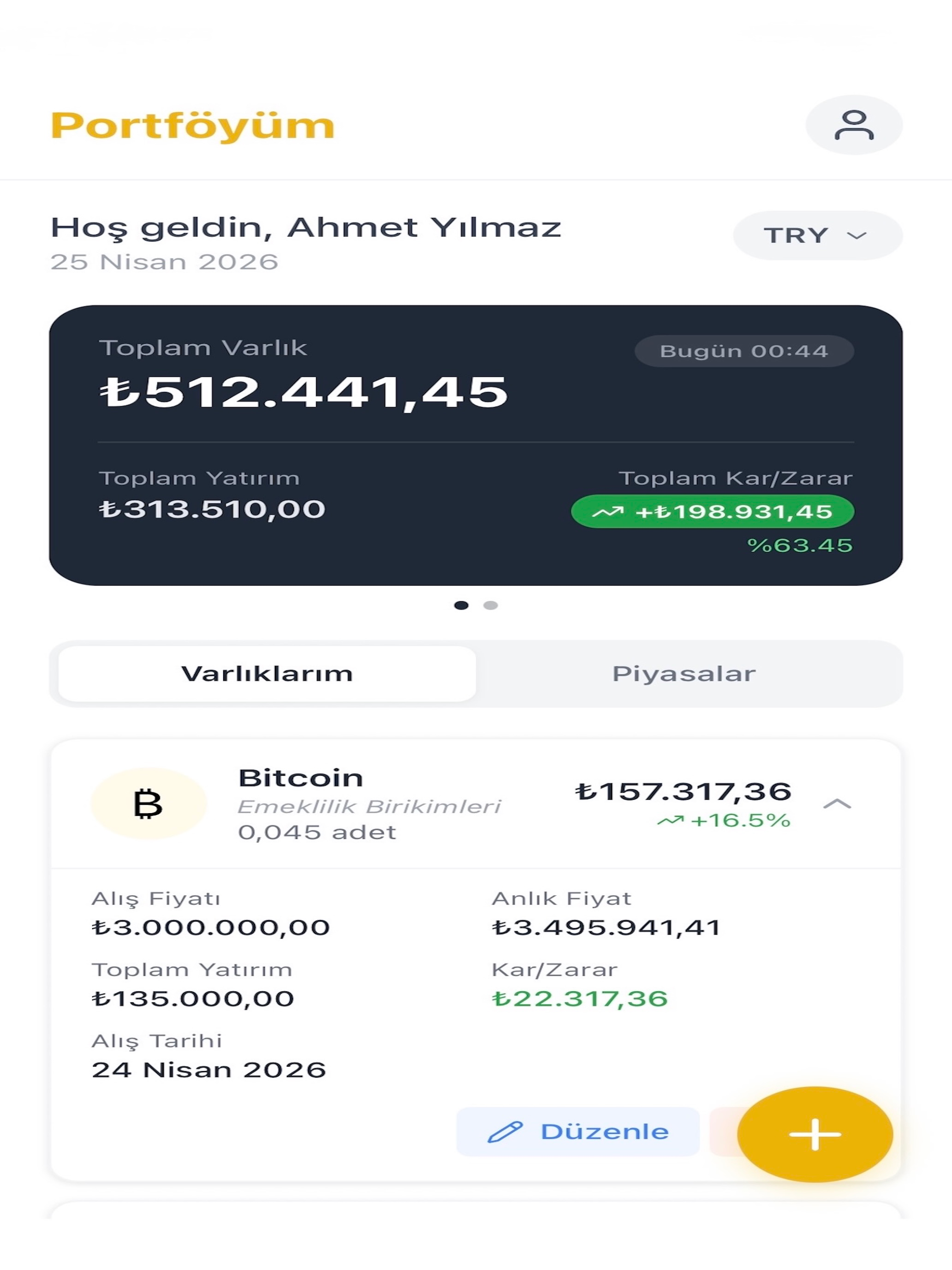 Kenarda - Birikim Takip App screenshot 8