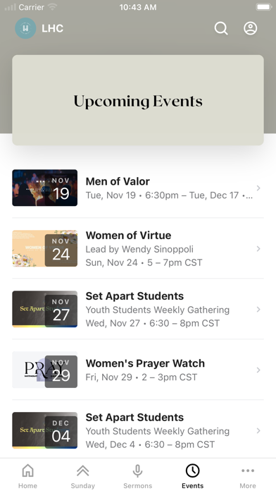 Living Hope Baytown iPhone screenshot 4 - Lifestyle app