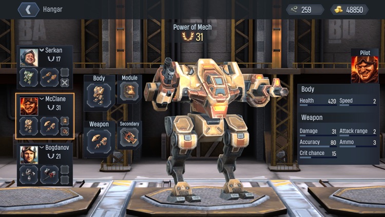 Concern: Mech Tactics