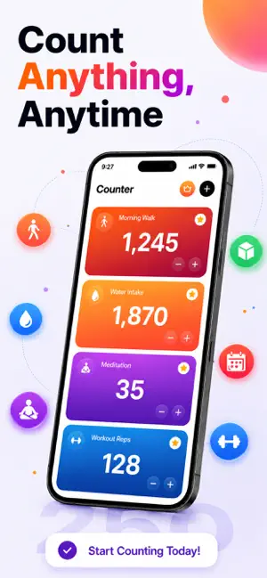 Counter: Tally Clicker Tap screenshot 1