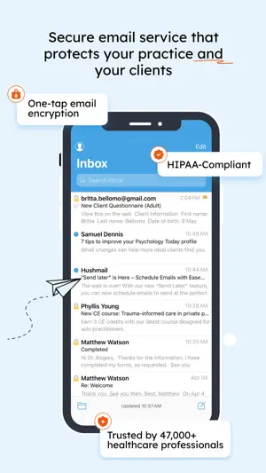 Hushmail screenshot 1