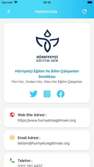 Hurriyetçi Eğitim Sen Screenshot