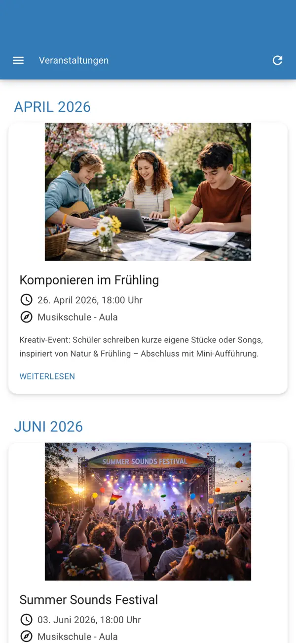 Screenshot #3 pour Musikschule Lippstadt