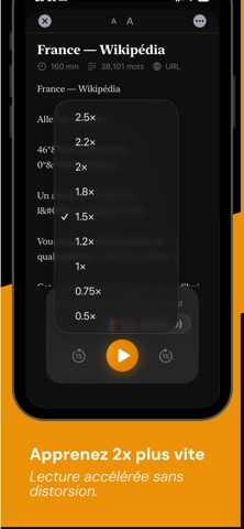 VoiceReader AI iPhone screenshot