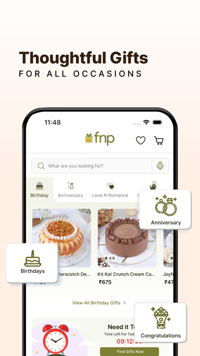 Screenshot #3 pour FNP: Gifts, Flowers, Cakes App