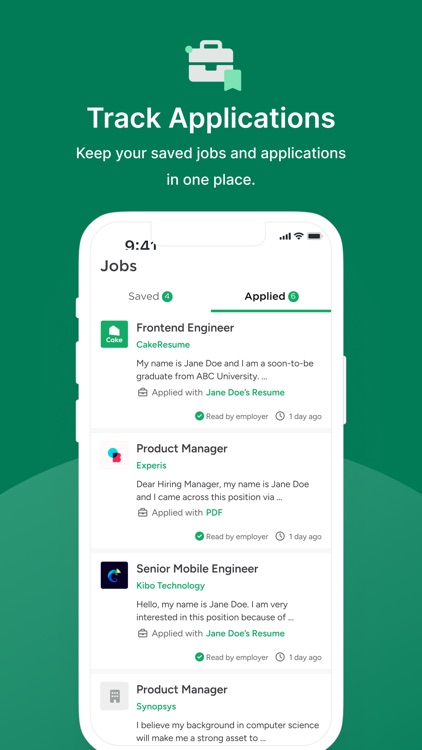 Cake: Job, Resume & Networking screenshot-8