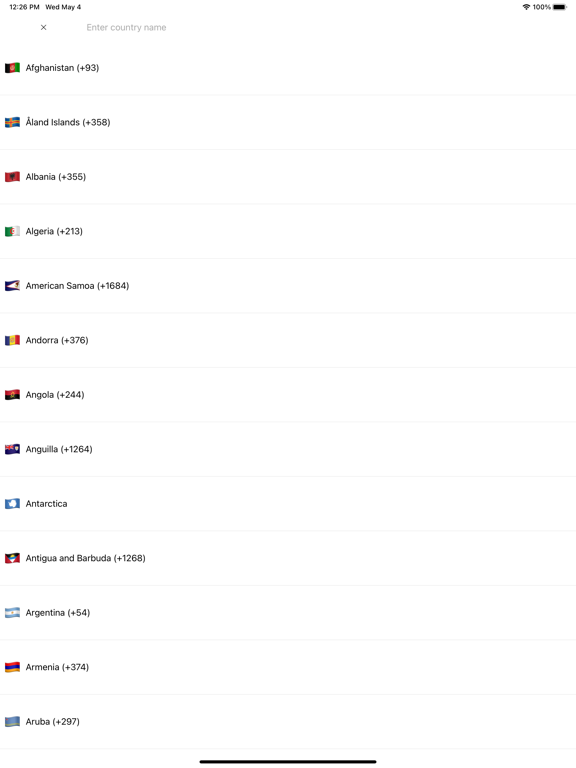 App screenshot