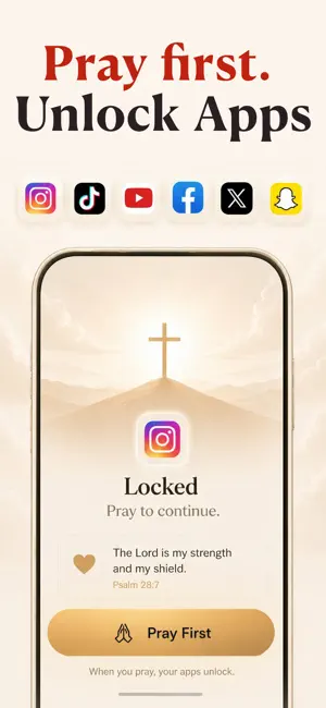 Prayer Focus: Christ Lock screenshot 1