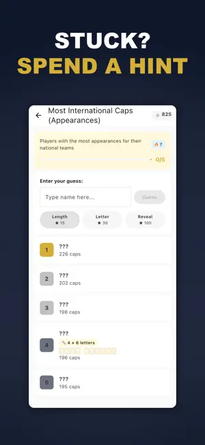 Guess Football Ranking screenshot 3