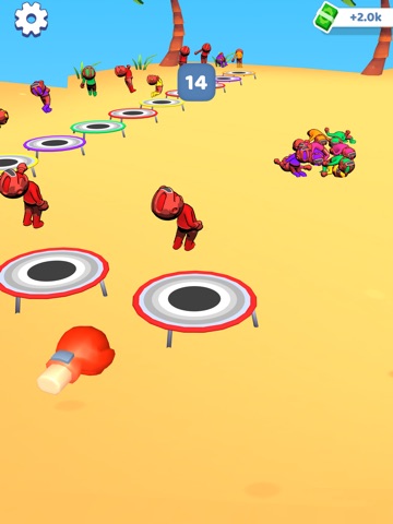 Stickman Party Jump Merge iPad screenshot