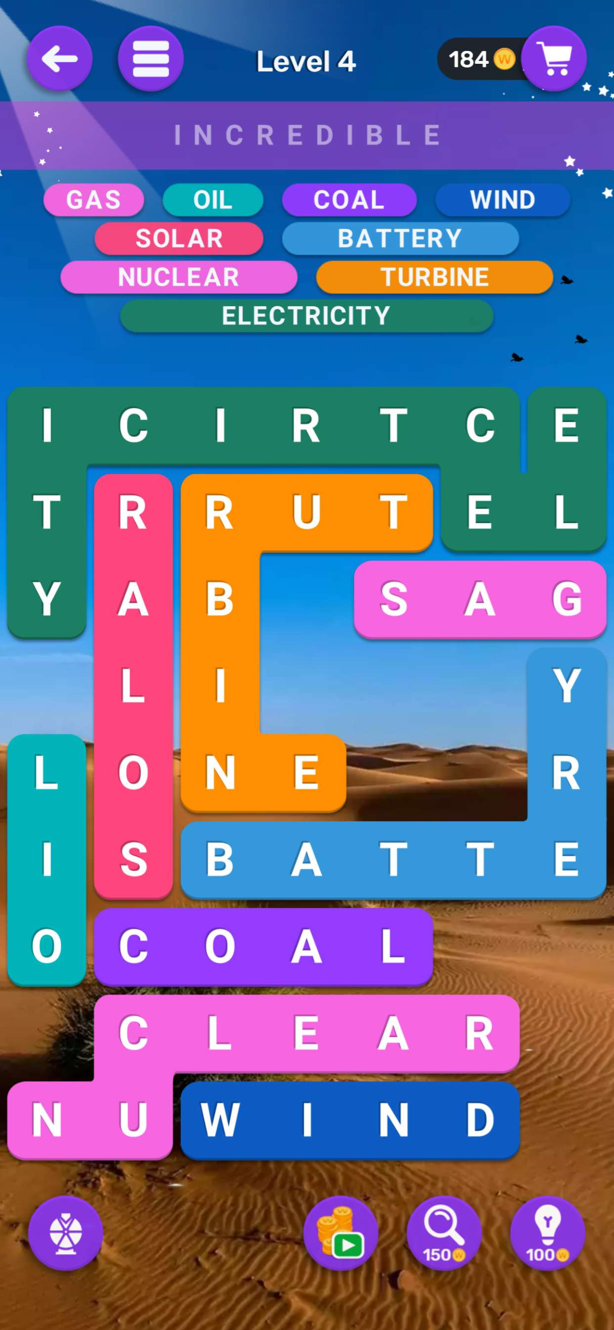 Word Search Blocks