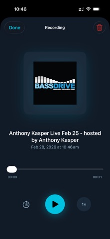 BassDrive Player iPhone screenshot