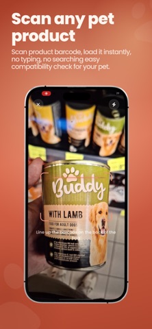 Pet Food Scanner: Identitail iPhone screenshot