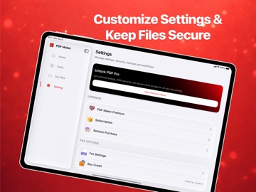 PDF Maker : Converter,Scanner iPad screenshot