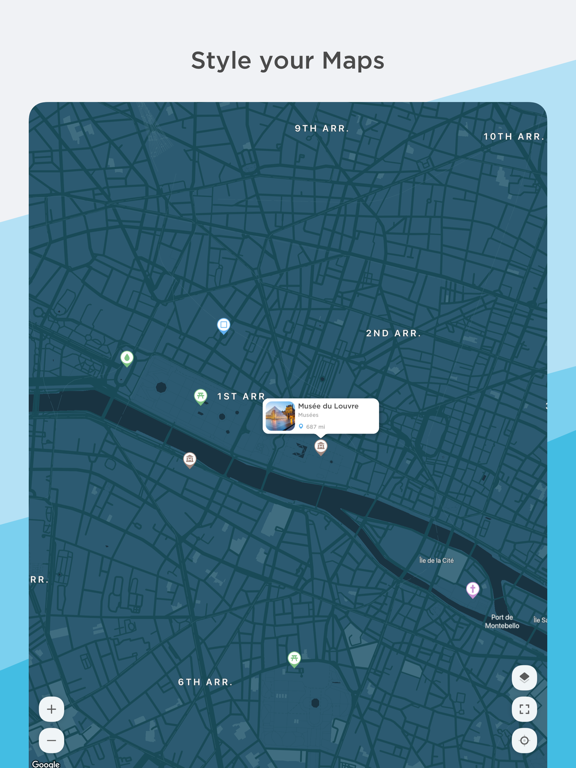 PlaceMapper - Map your Places iPad screenshot 8 - Navigation app