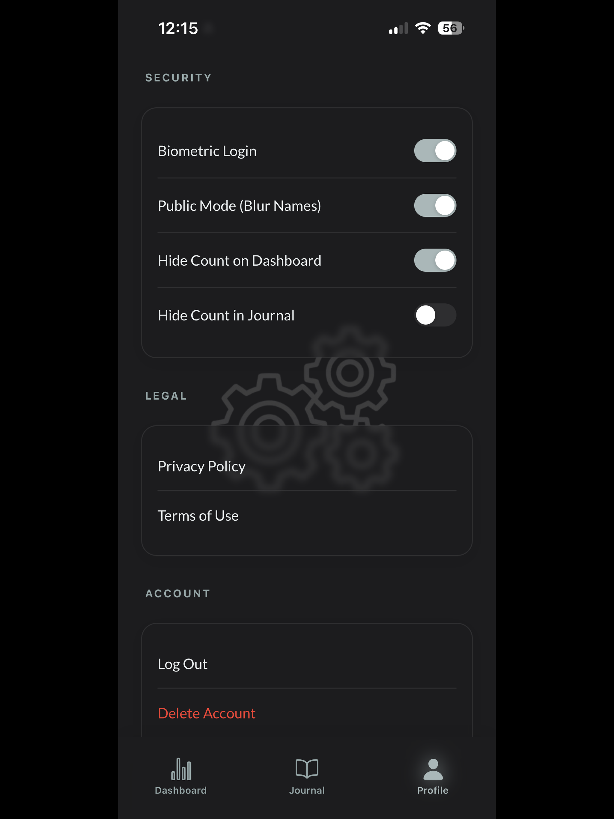 COUNT - Personal Journal screenshot 5