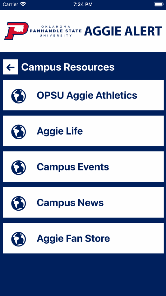 #7. AGGIE ALERT (iOS) 由: Oklahoma Panhandle State University
