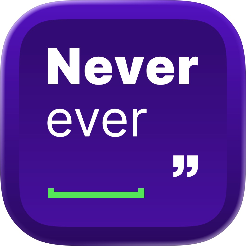 Apple App Store cover for Never Ever: Dirty & Evil