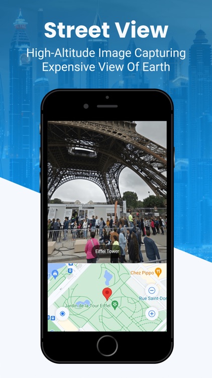 Street View on Live Google Map