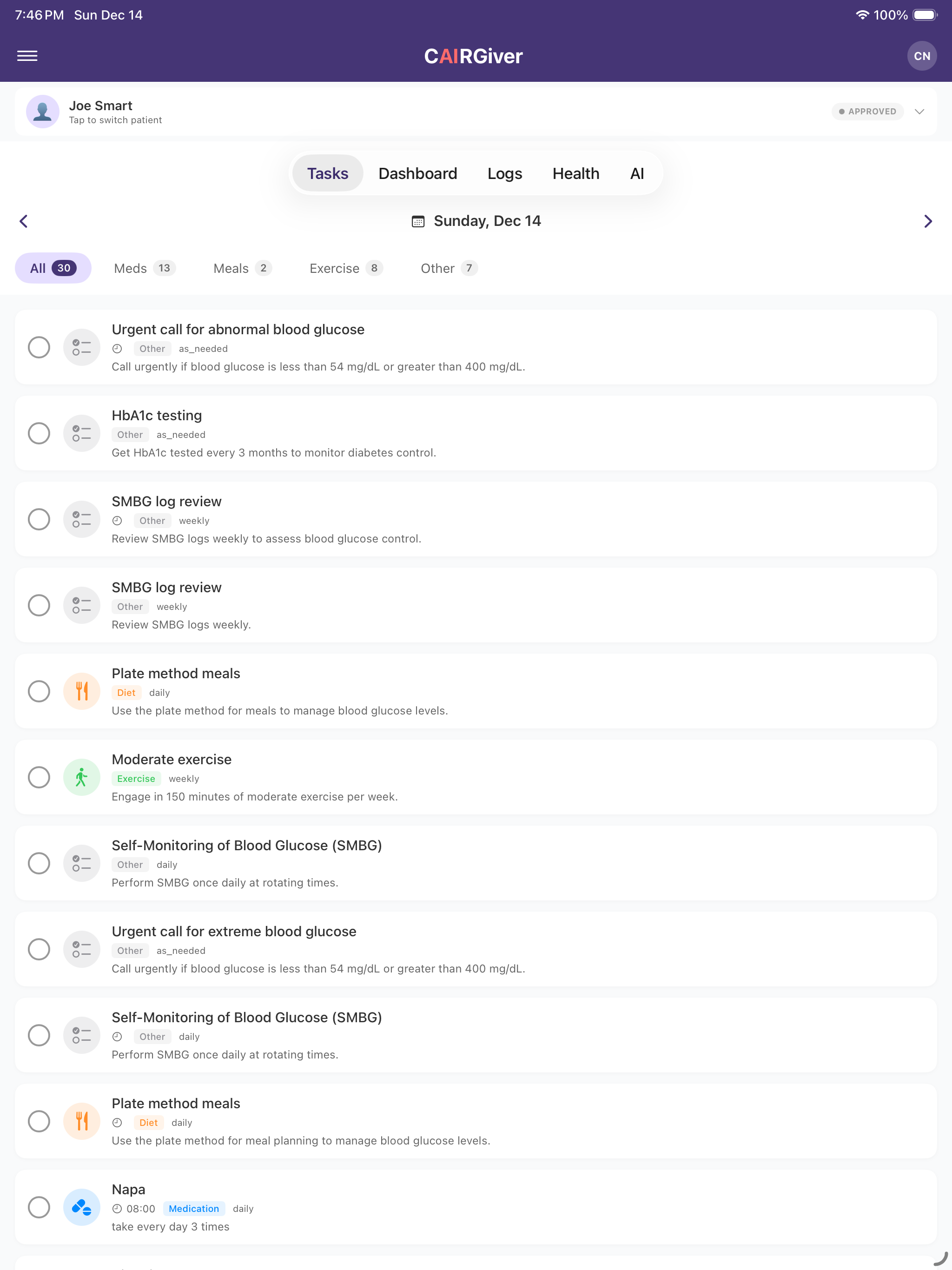 CairGiver - Caregiver Assist