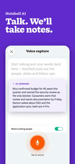 Nutshell – Small Business CRM screenshot 2