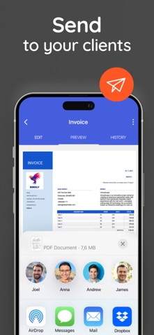 Invoice Maker; Invoice Simple App Store preview screenshot 5