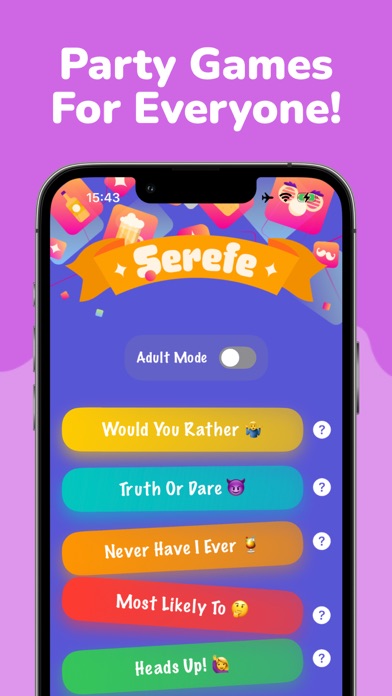Party Games: Adult and Family Screenshot
