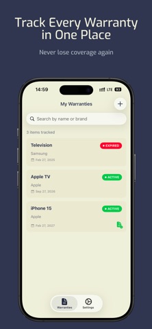 Warranty Claim Assistant iPhone screenshot