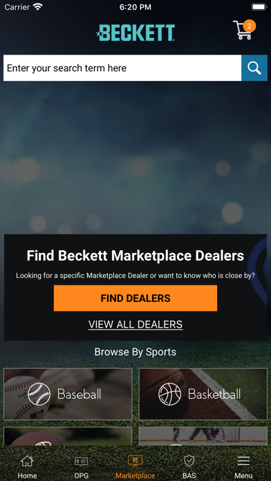 Beckett Mobile Screenshot