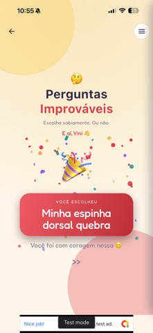 Perguntas Improváveis screenshot
