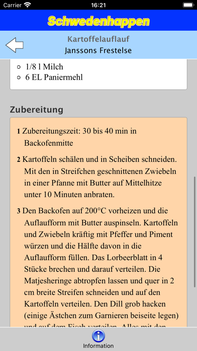 Schweden - 13 typische Rezepte Screenshot