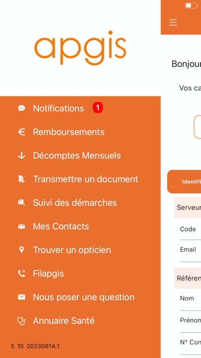 Screenshot #3 pour ApgisMobile