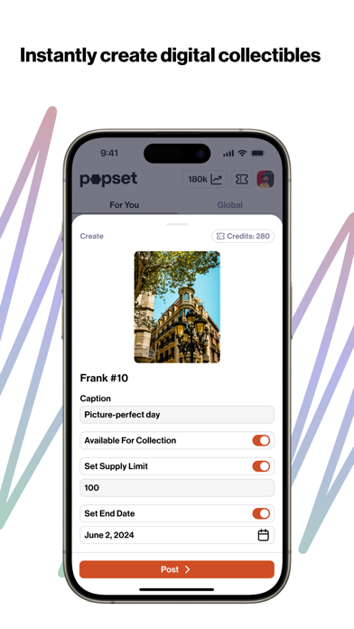 Popset Mobile Screenshot